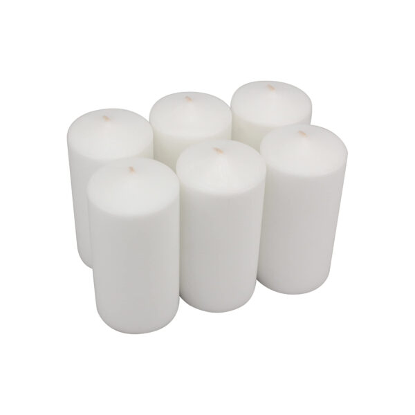 White Pillar Candles