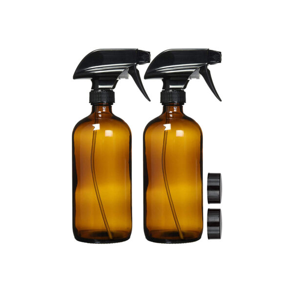 Amber Glass Spray Bottles