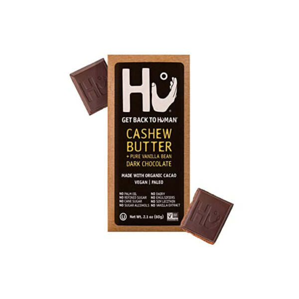 Cashew Butter + Vanilla Bean Chocolate Bar