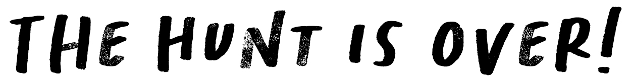 thehuntisover